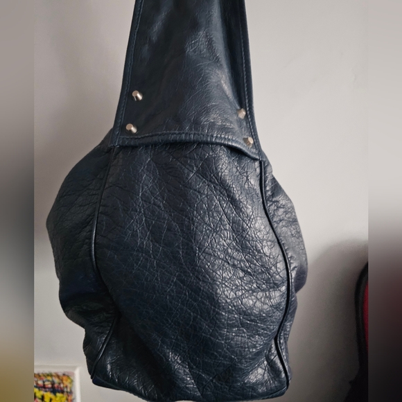 Beautiful Balenciaga Blue Classic Bridge Arena Bag - Picture 2 of 9